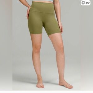 lululemon athletica Olive Bike Shorts